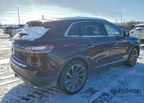 2020 Lincoln Nautilus Reserve из США, поврежденный, VIN 2LMPJ8K95LBL13151